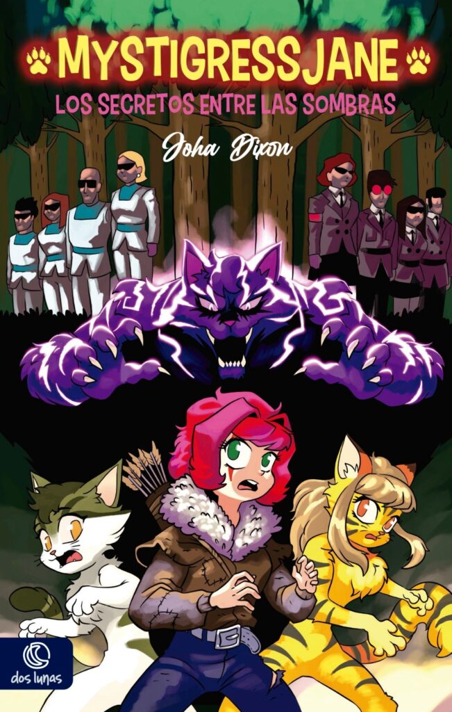 Joha Dixon, autora de 14 años y creadora de la saga "MystigressJane y los secretos entre las sombras" 3 Joha