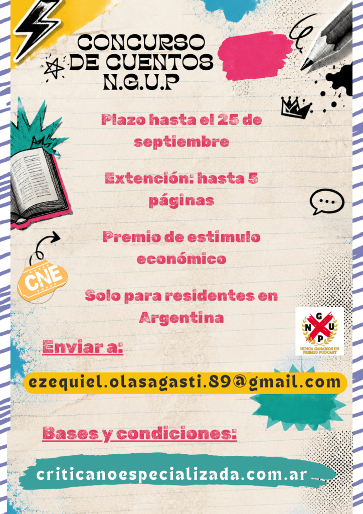 Concurso de cuentos "Nunca ganamos un premio" 3 Concurso Nunca ganamos un premio